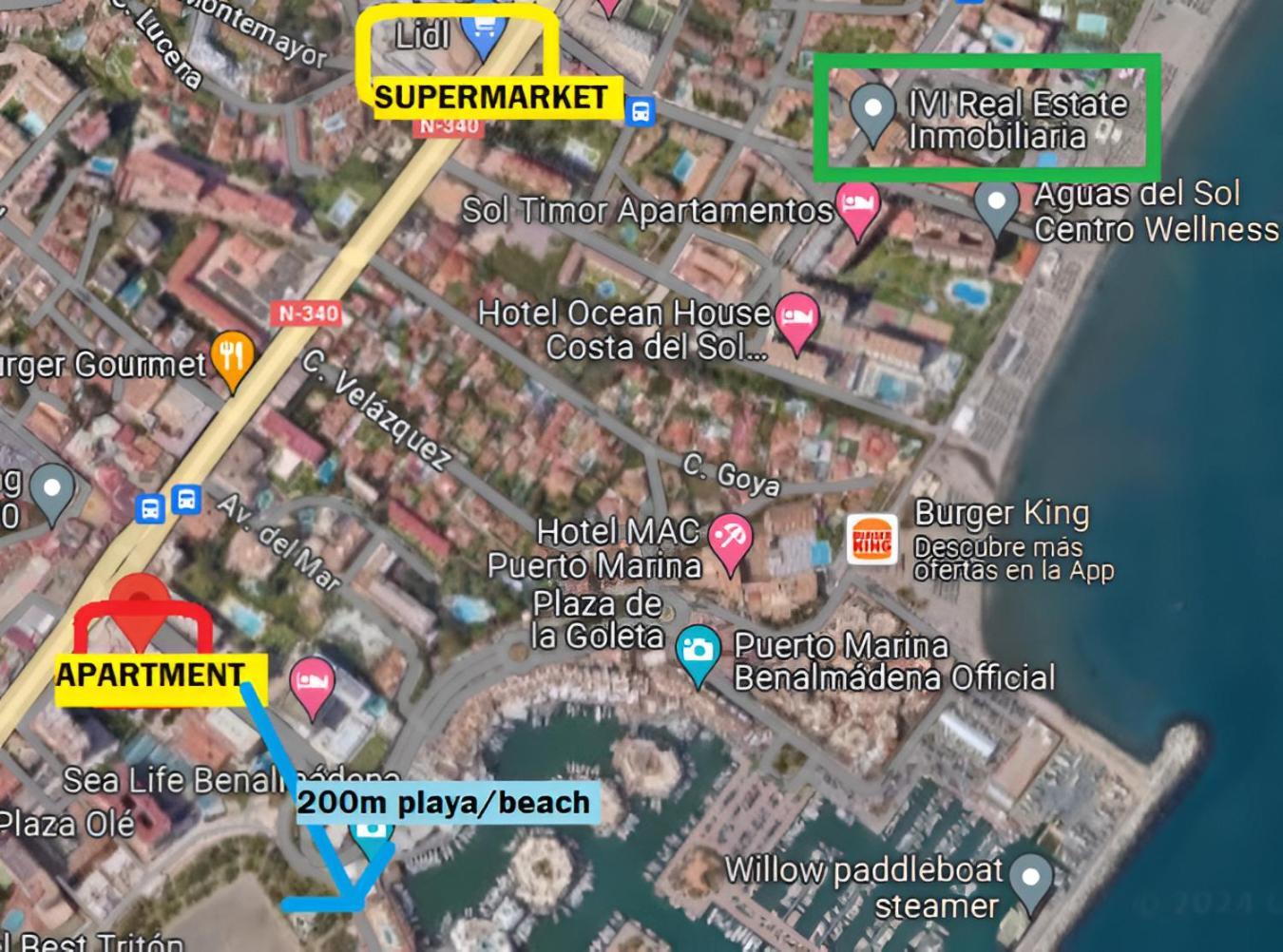 Diana By Ivi Real Estate Leilighet Benalmádena Eksteriør bilde
